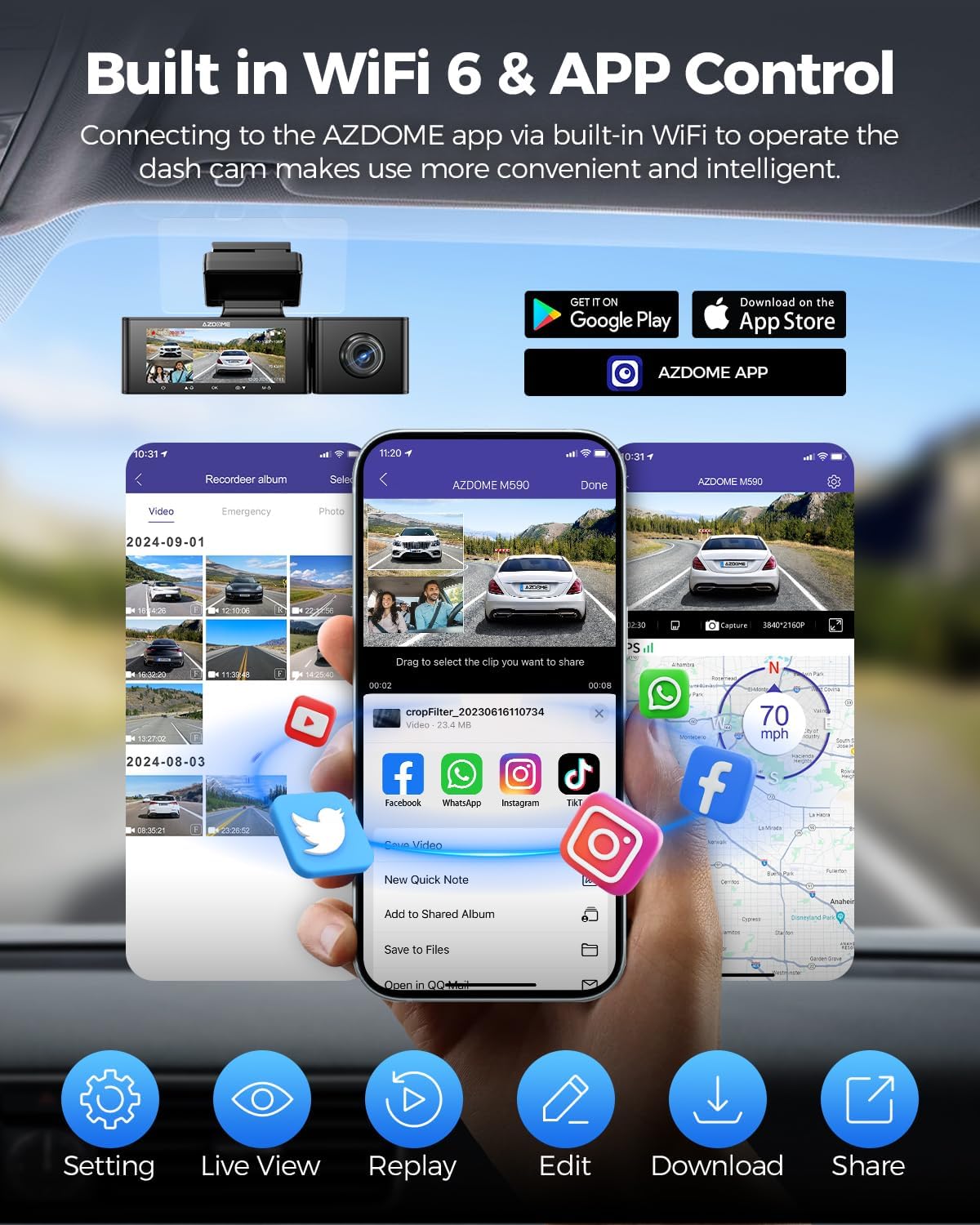 ازدوم M590 ماكس - Azdome M590 Max ازدوم M590 ماكس - Azdome M590 Max